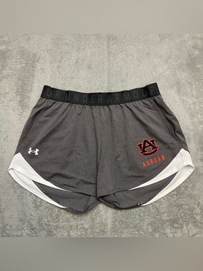 Under Armour womens Gray Auburn University Shorts Size medium